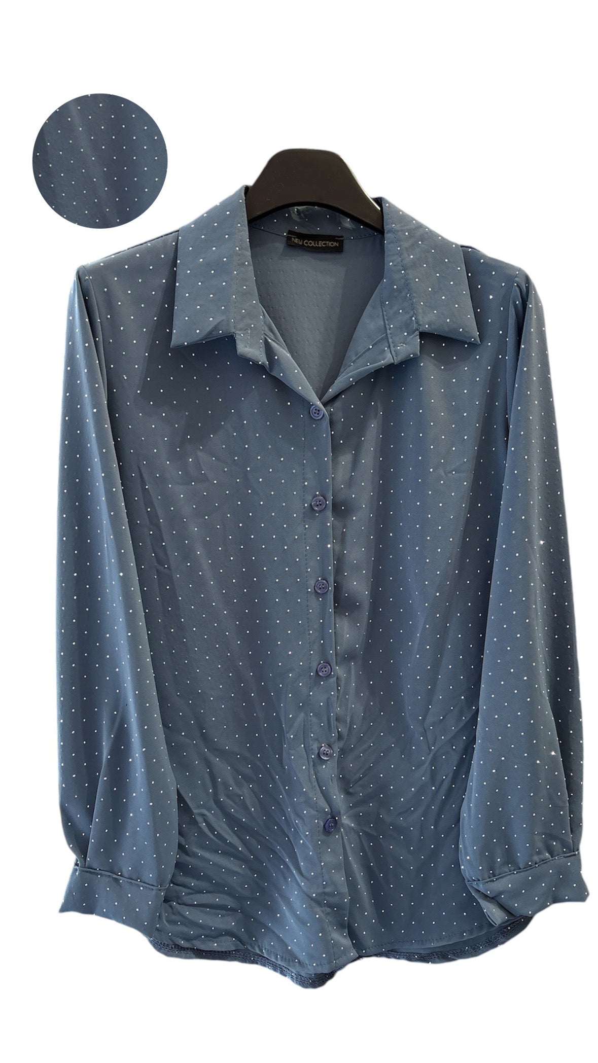 Shirt with studs