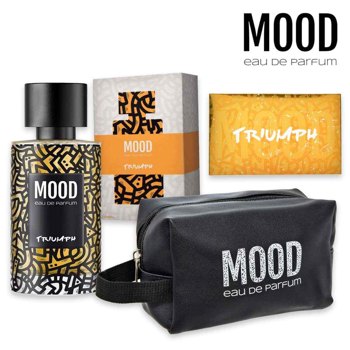 triumph eau de parfum set 100 ml + pouch