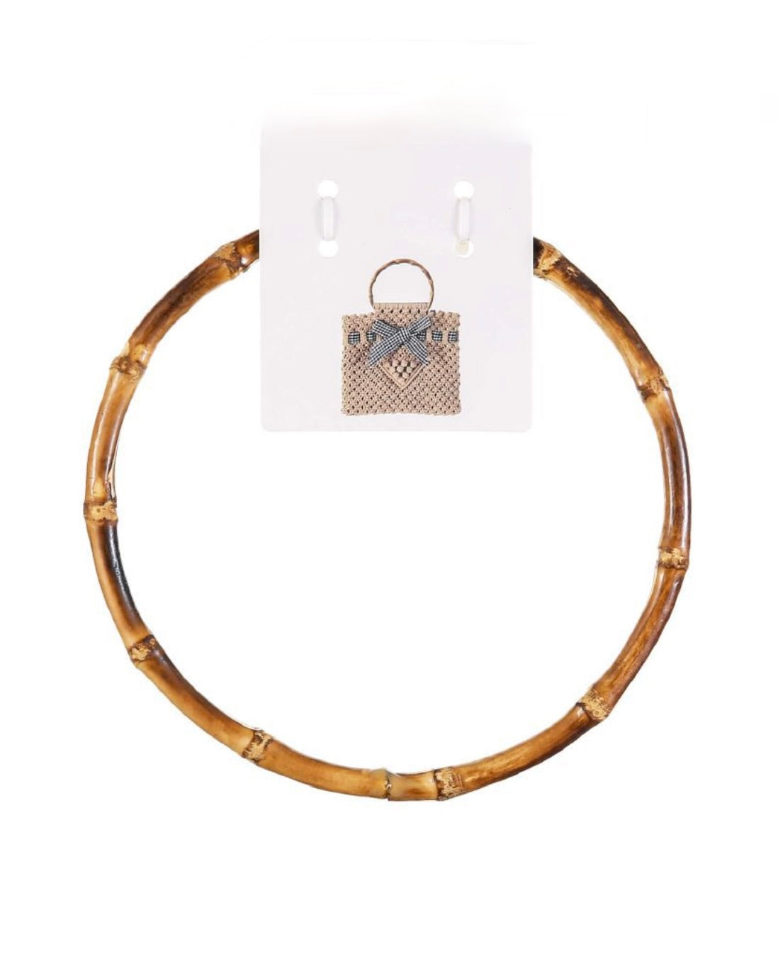 Manico in Bamboo circolare da 16cm 841396