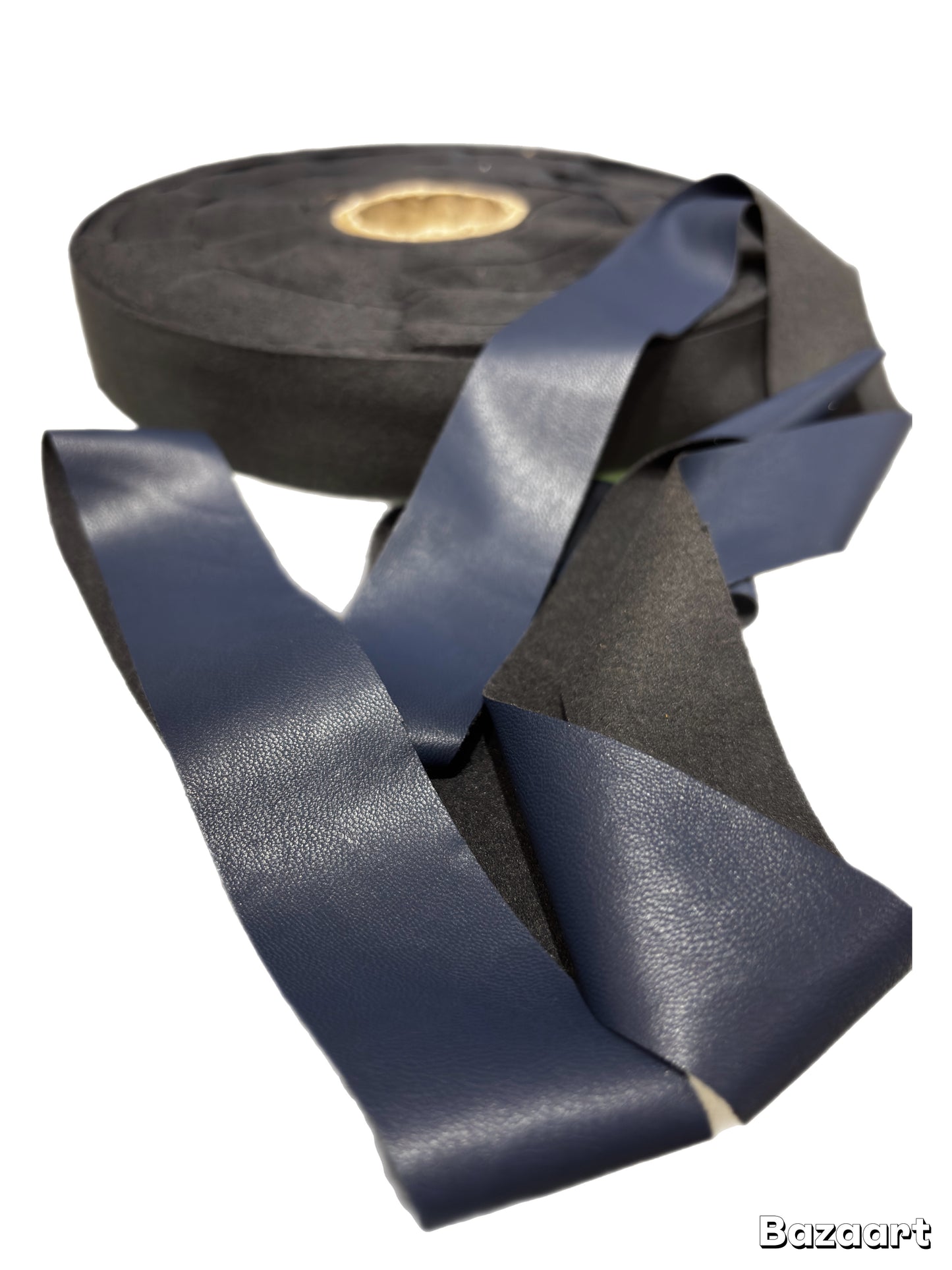 Black shiny faux leather lycra pizza 490 grams