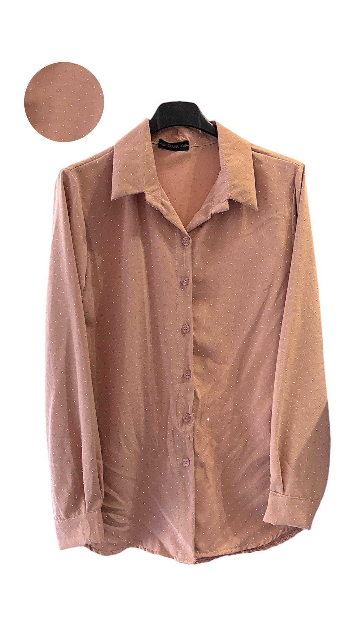 Shirt with studs