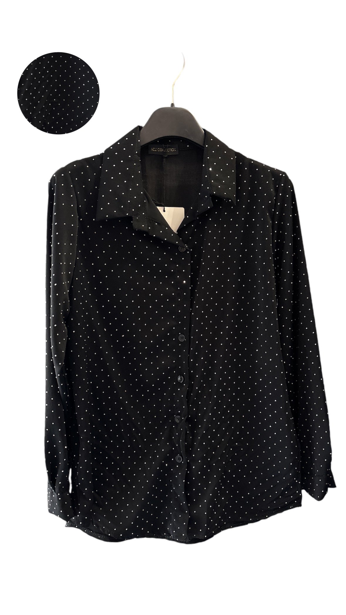 Shirt with studs