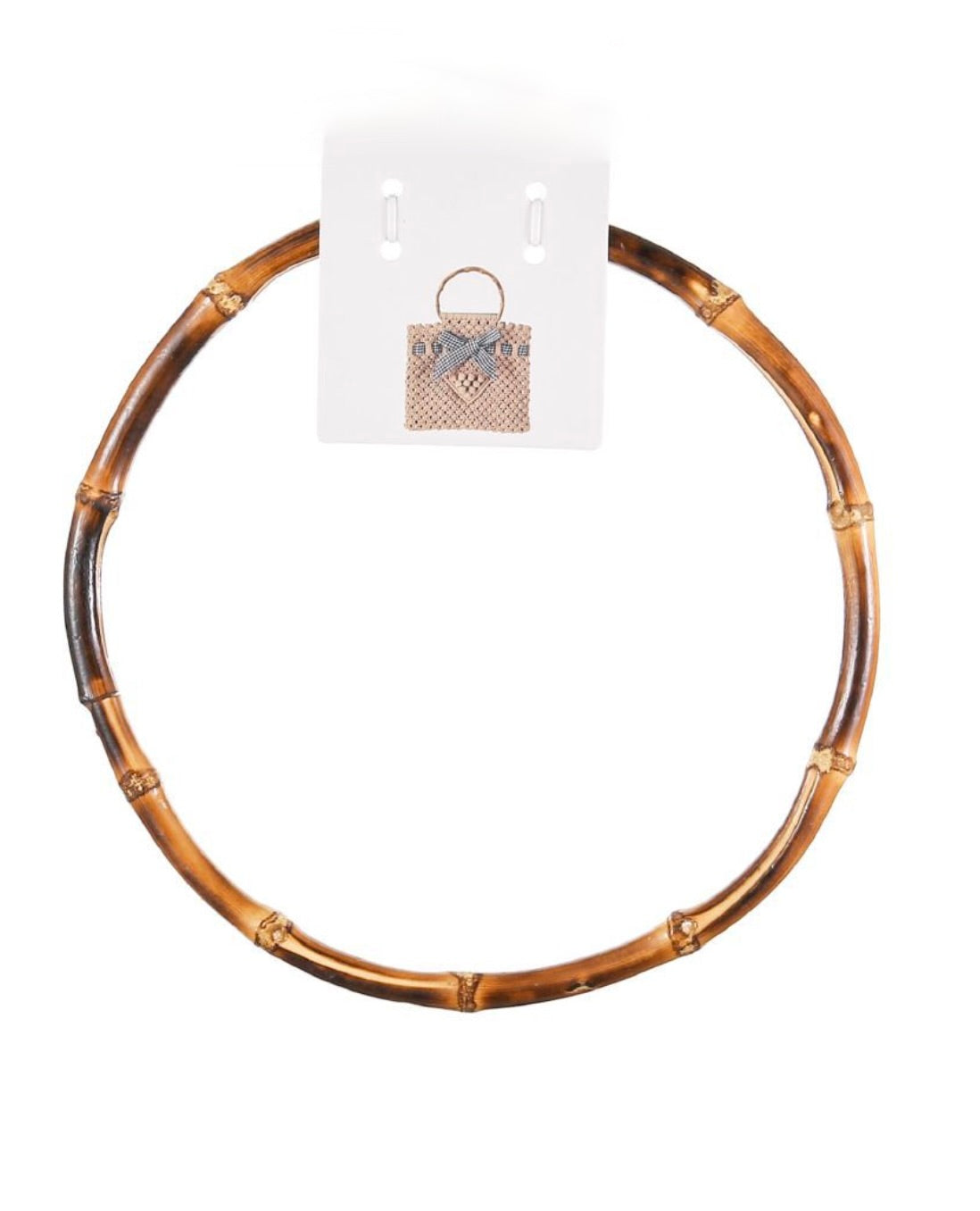 Manico in Bamboo circolare da 20cm 841398
