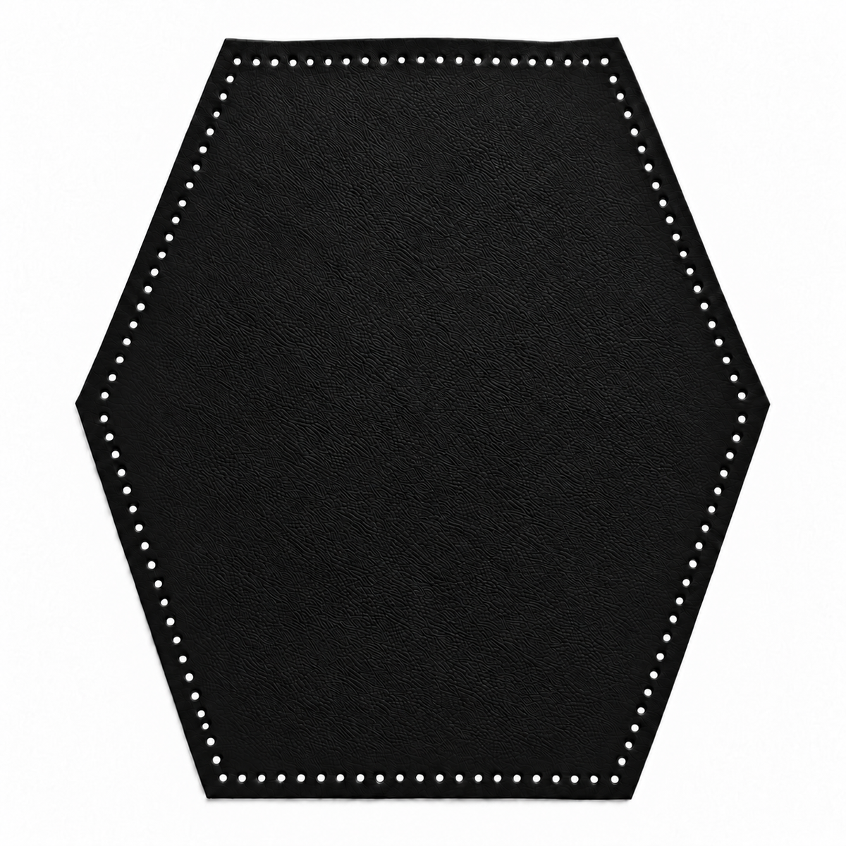 Pannello Esagonale 40 cm Preforato per Borse in Similpelle