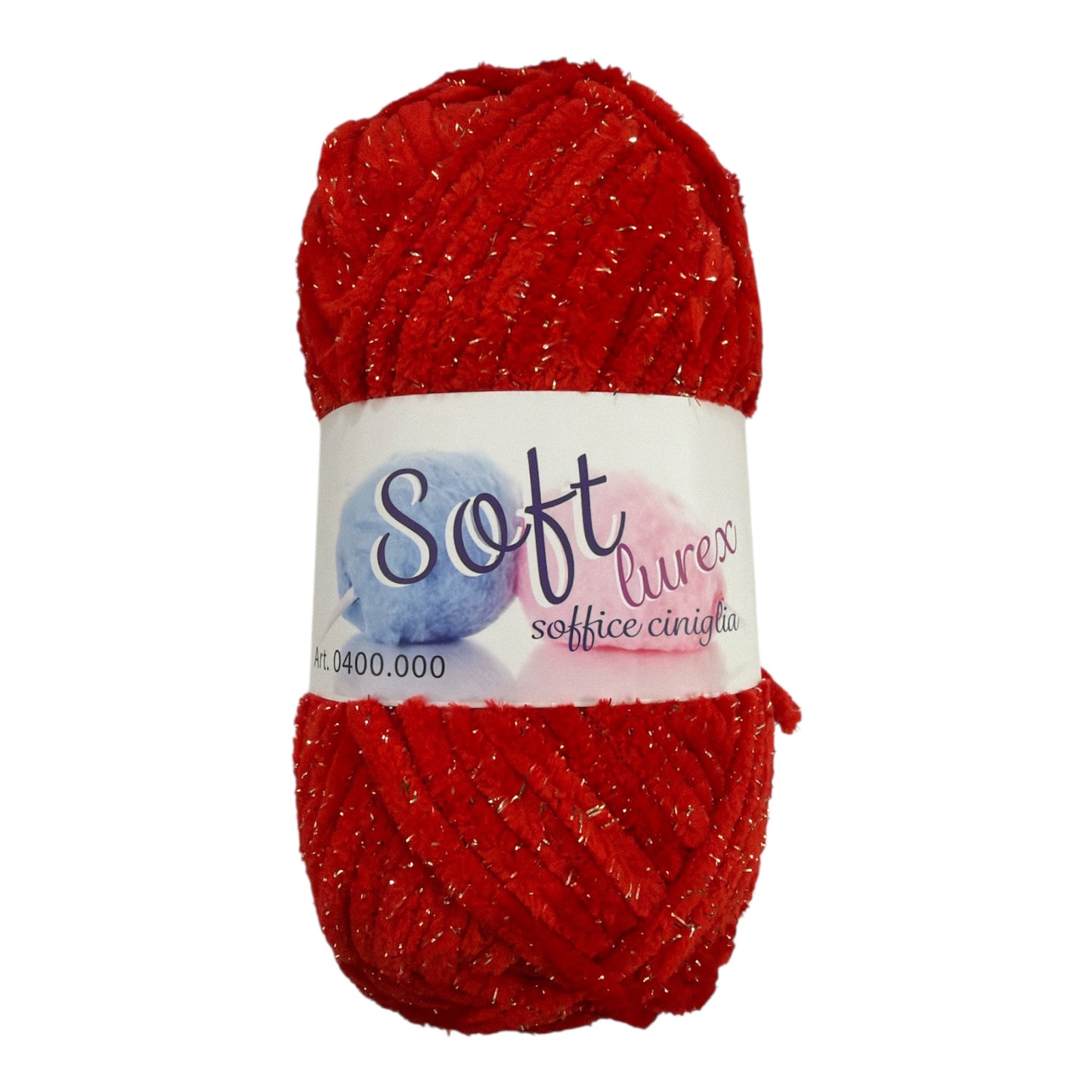 Ciniglia SOFT LUREX da 100 grammi - Cucirini Tre Stelle