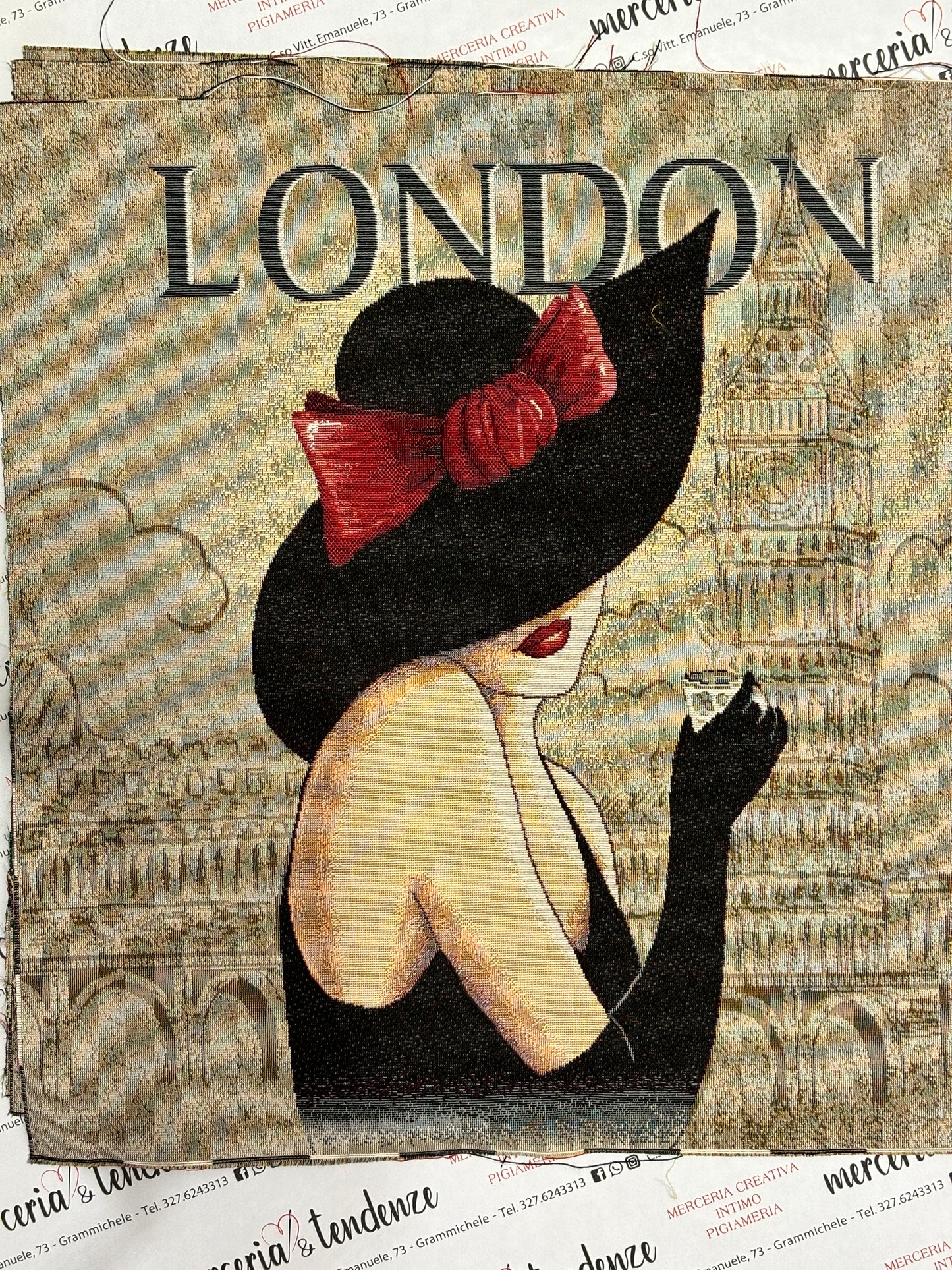 Gobelin London Cushion