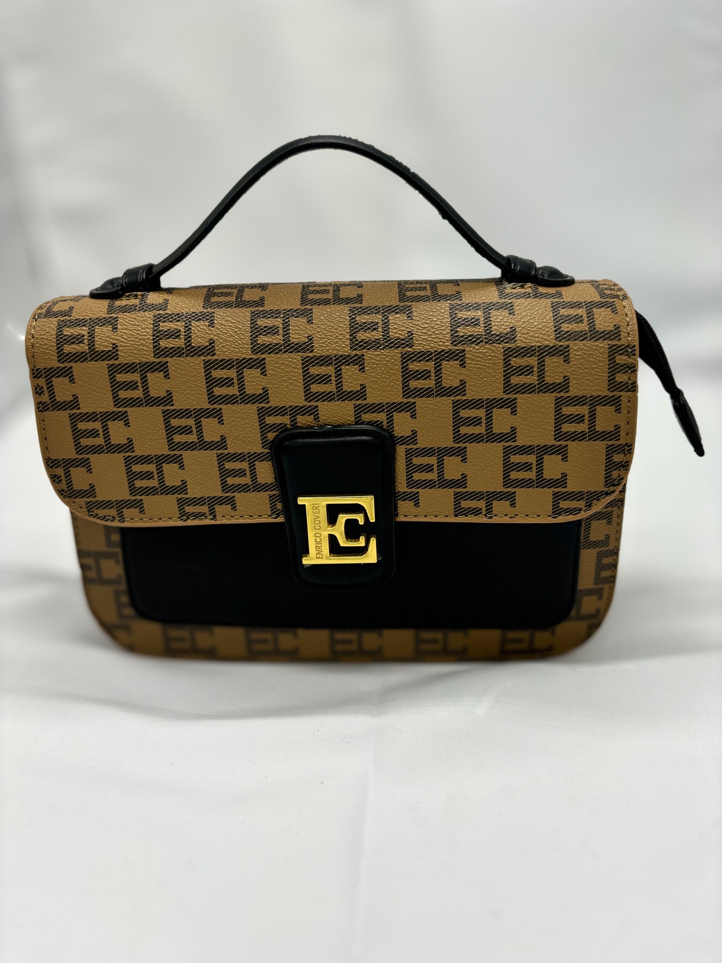 Enrico Coveri Handbag Fabric and Eco-leather