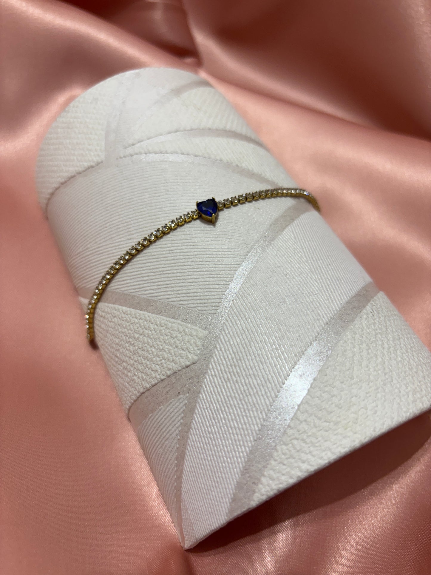 Gold Bracelet with Heart