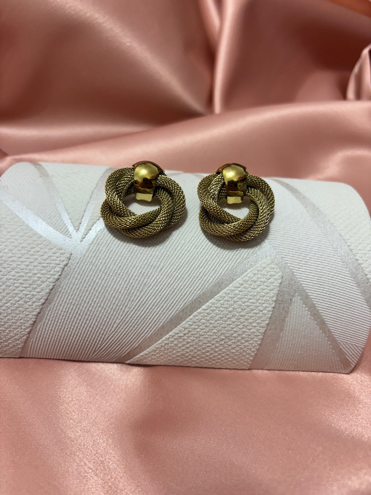 Steel Braided Earrings