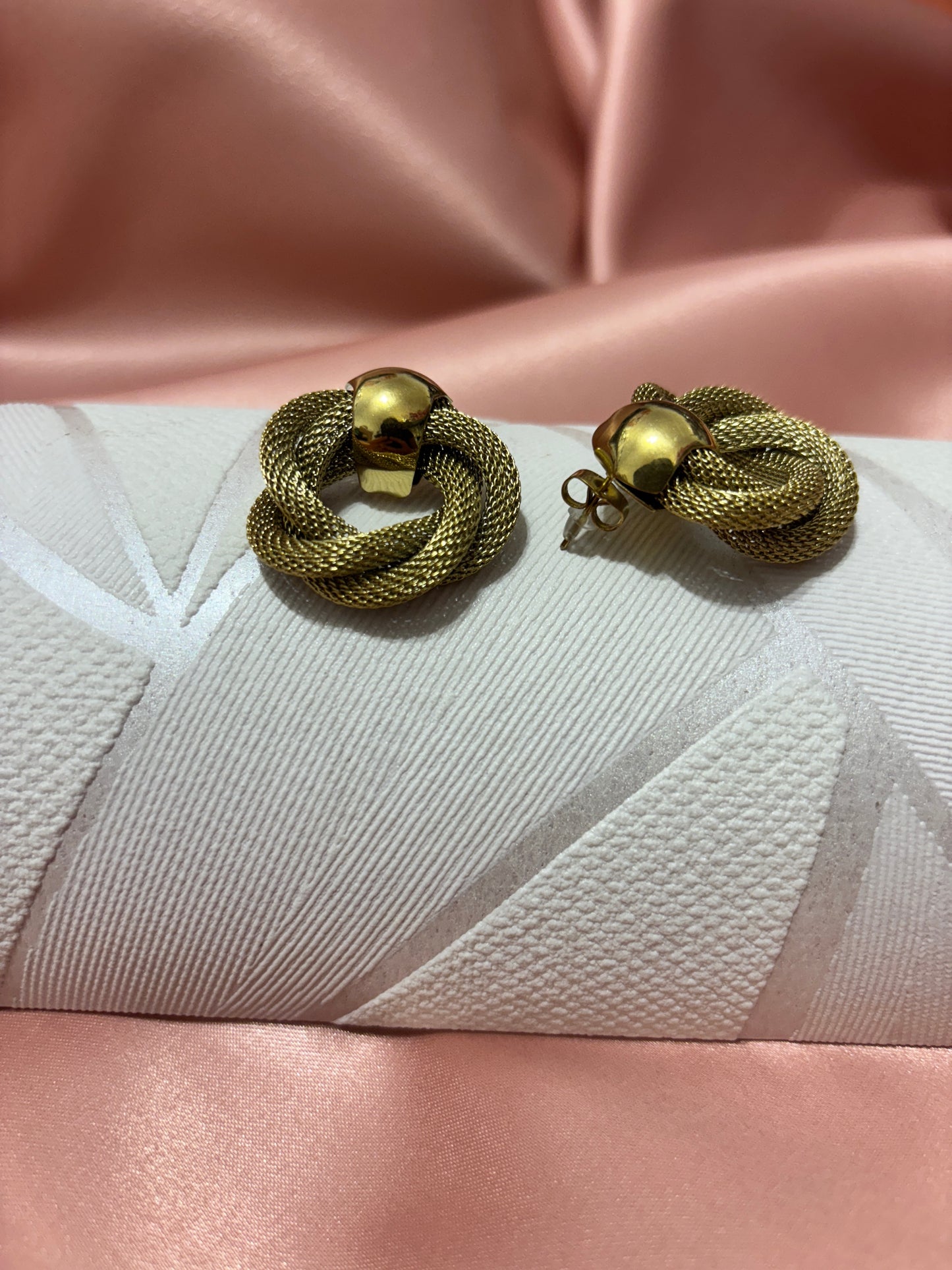 Steel Braided Earrings