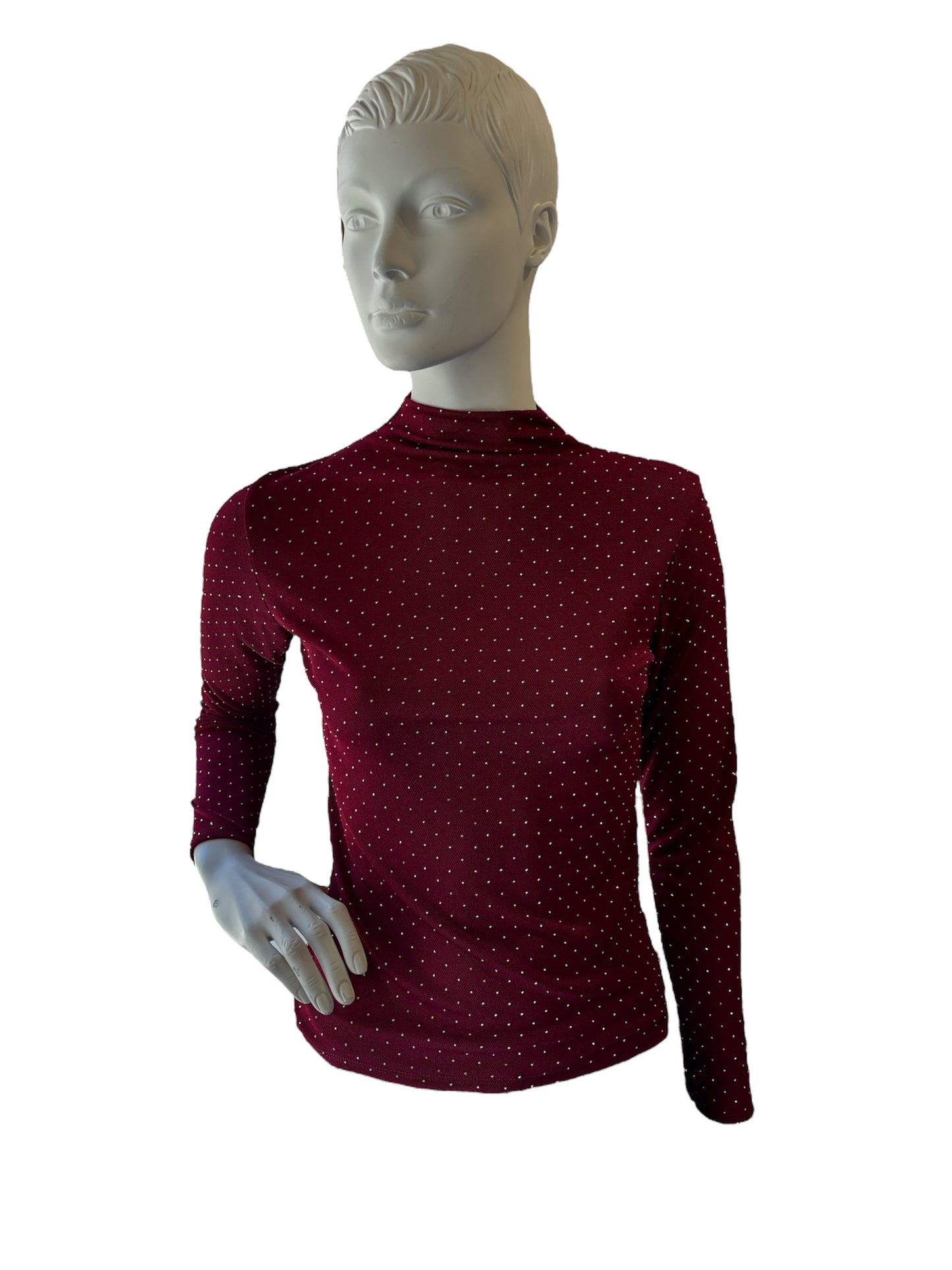 Studded turtleneck
