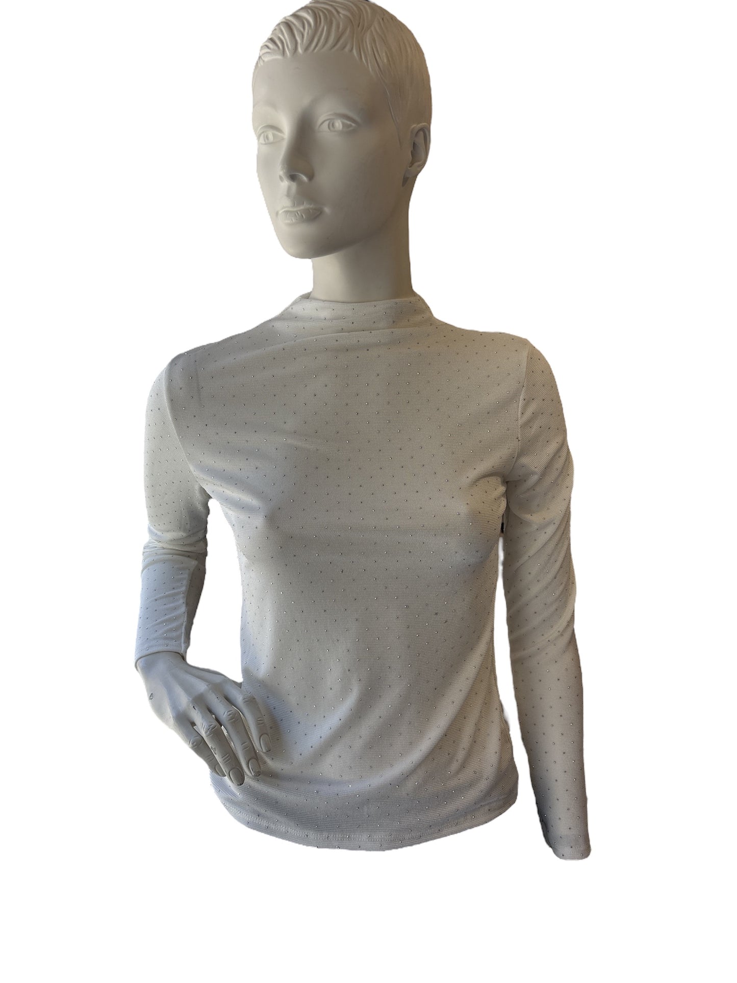 Studded turtleneck