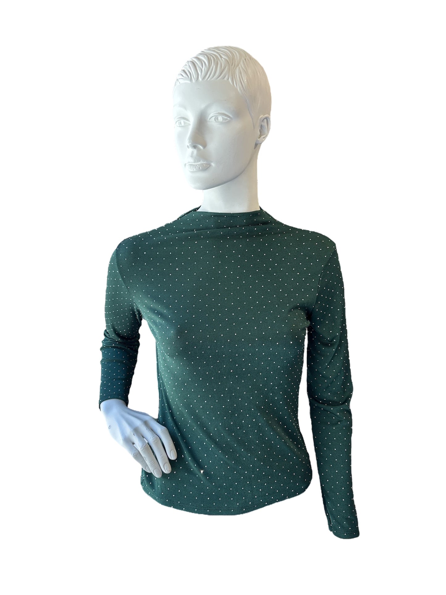 Studded turtleneck