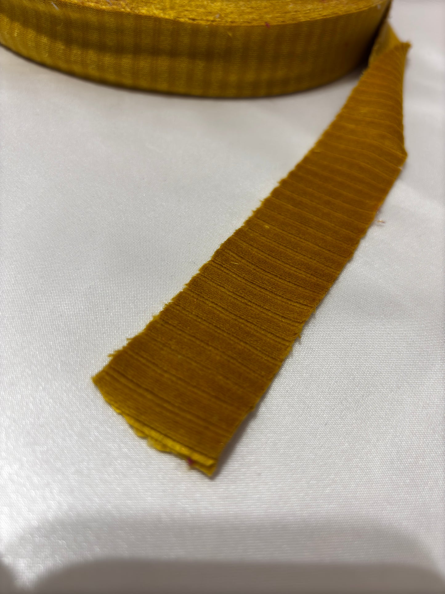 Yellow Gold Corduroy Ribbon 320 Grams