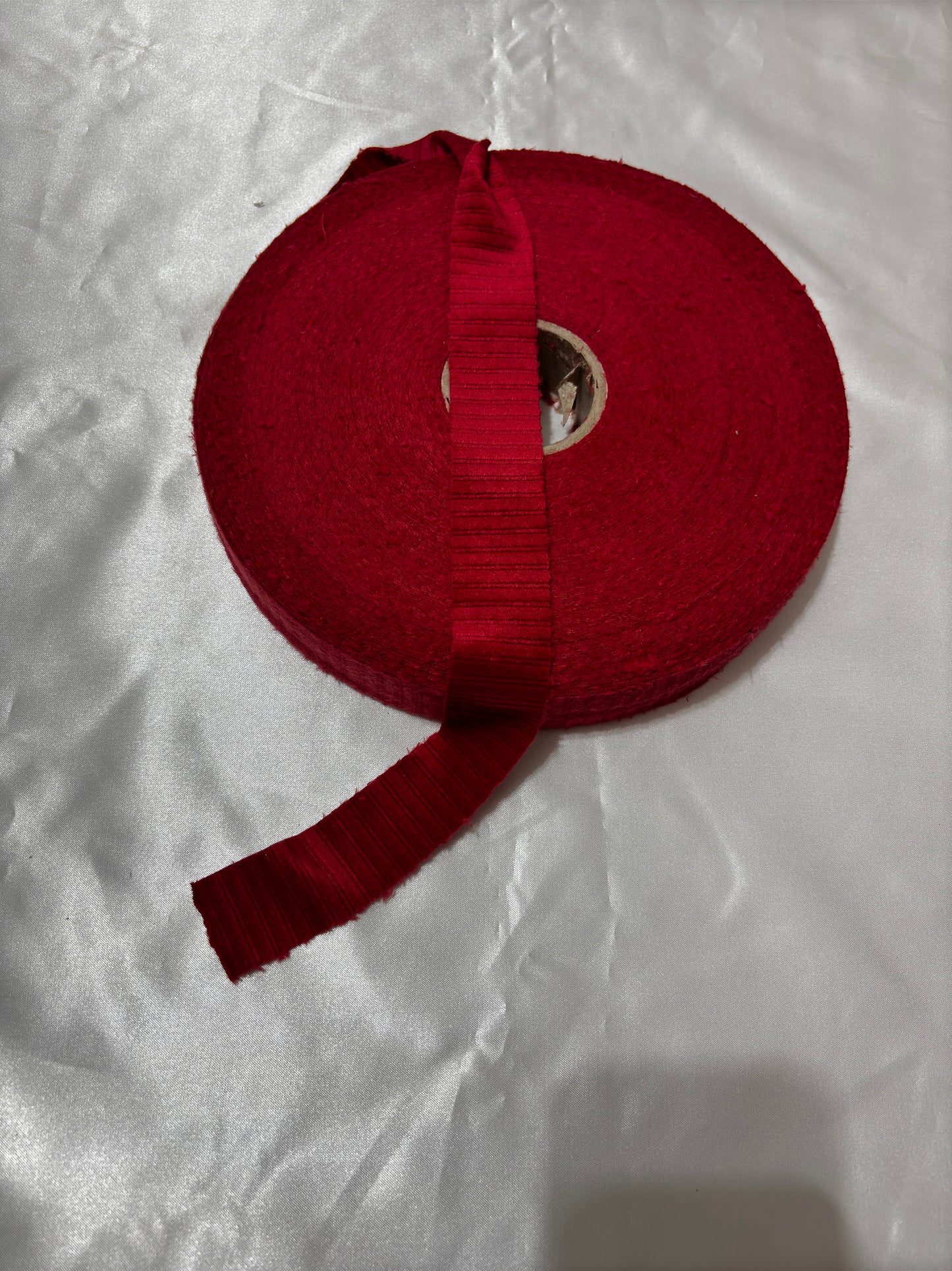 Red Corduroy Ribbon 350 Grams