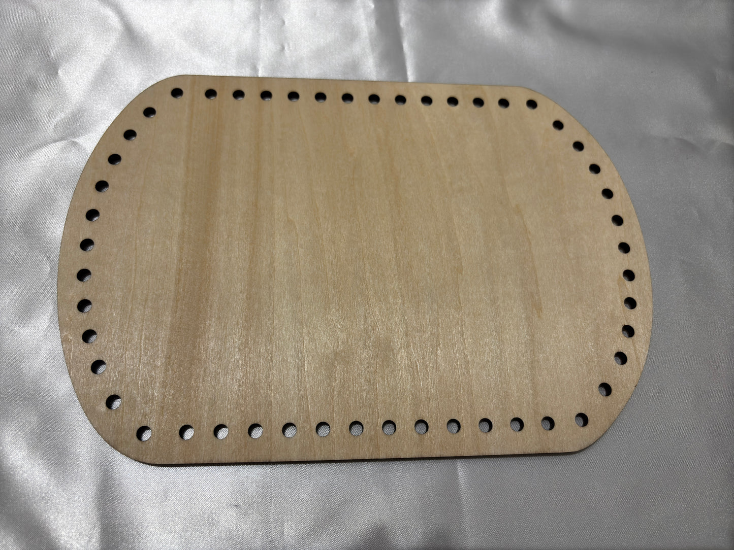 Oval Wooden Bag Base