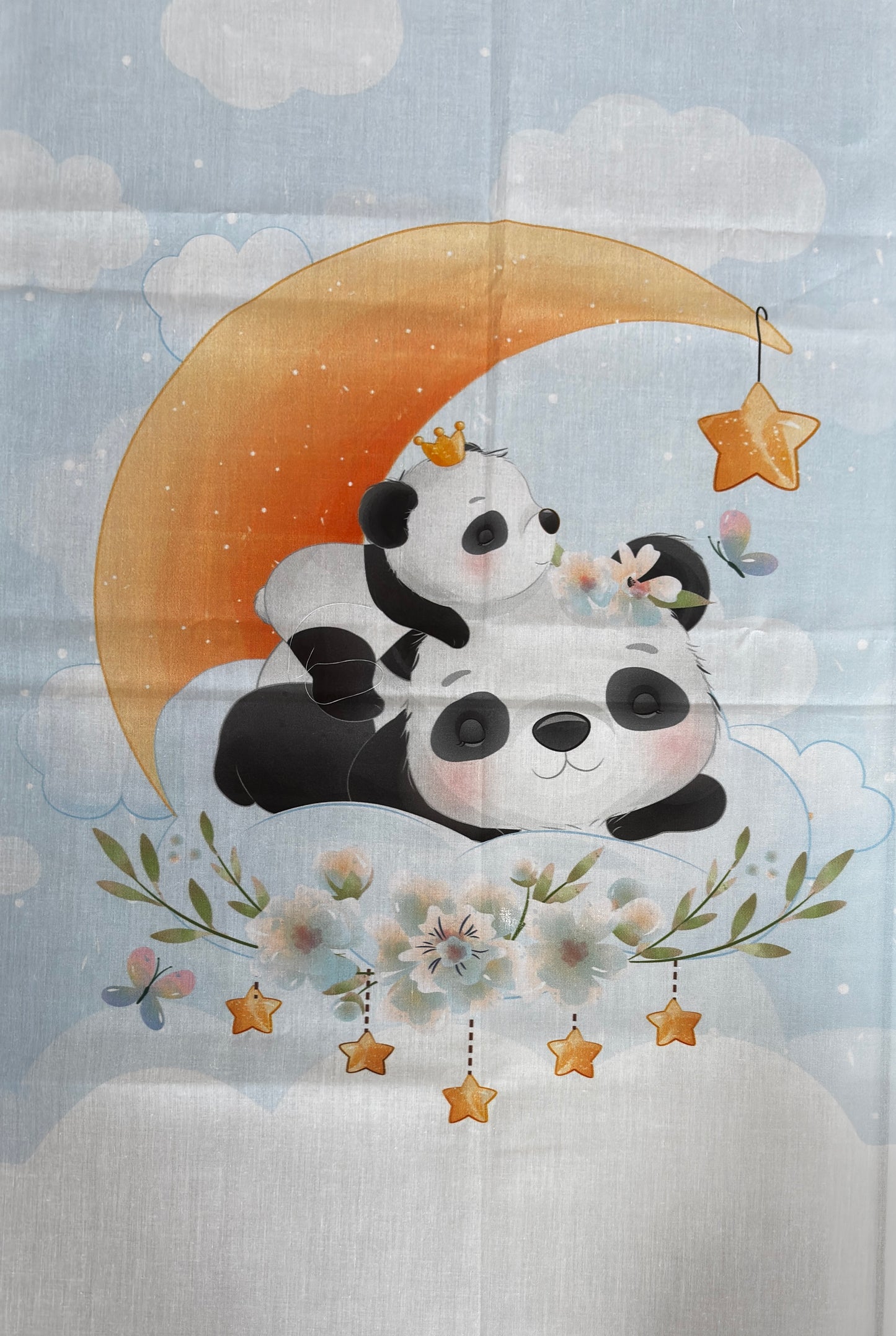 Cotton Panda Panel