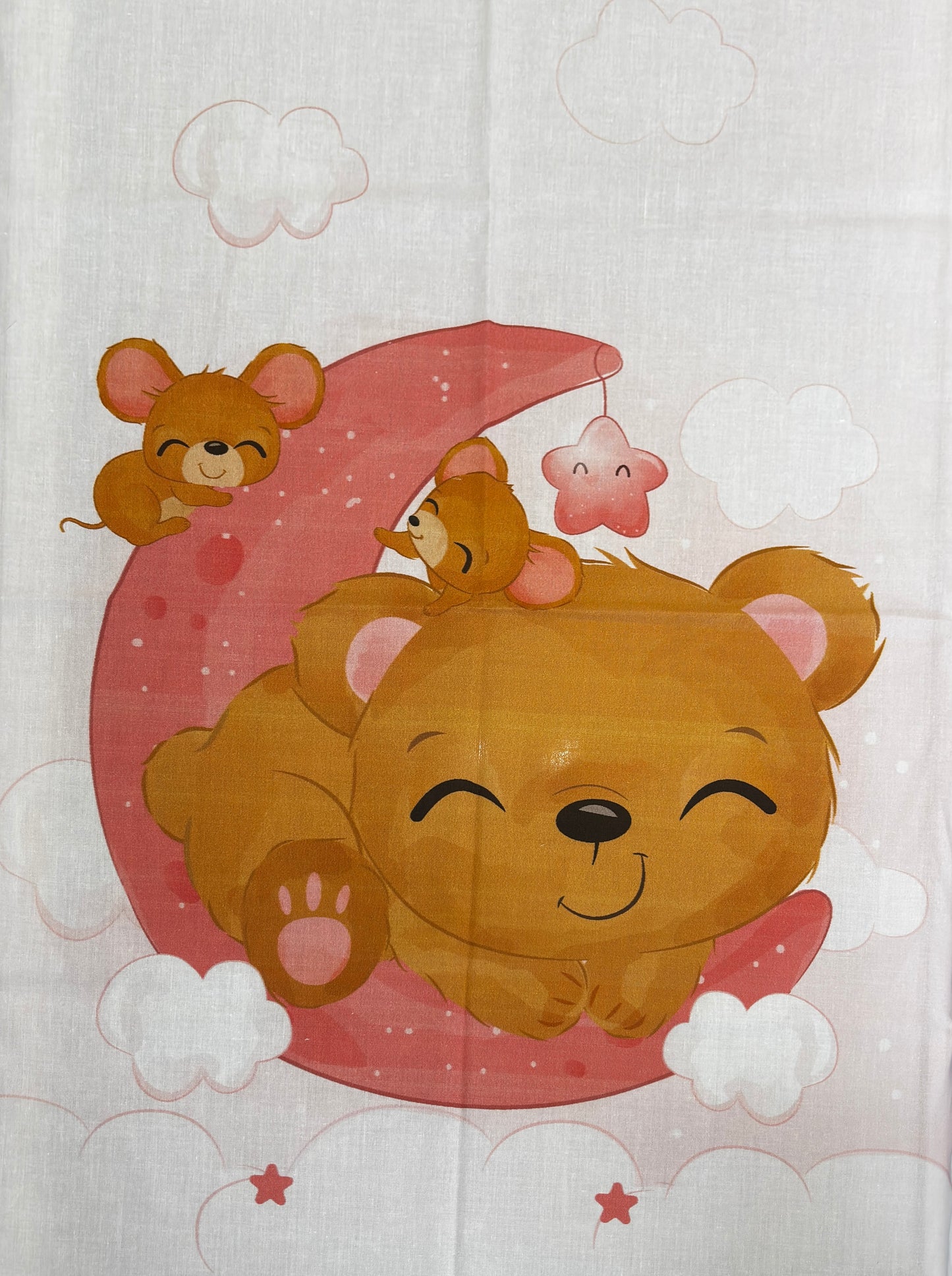Cotton Teddy Bear Panel