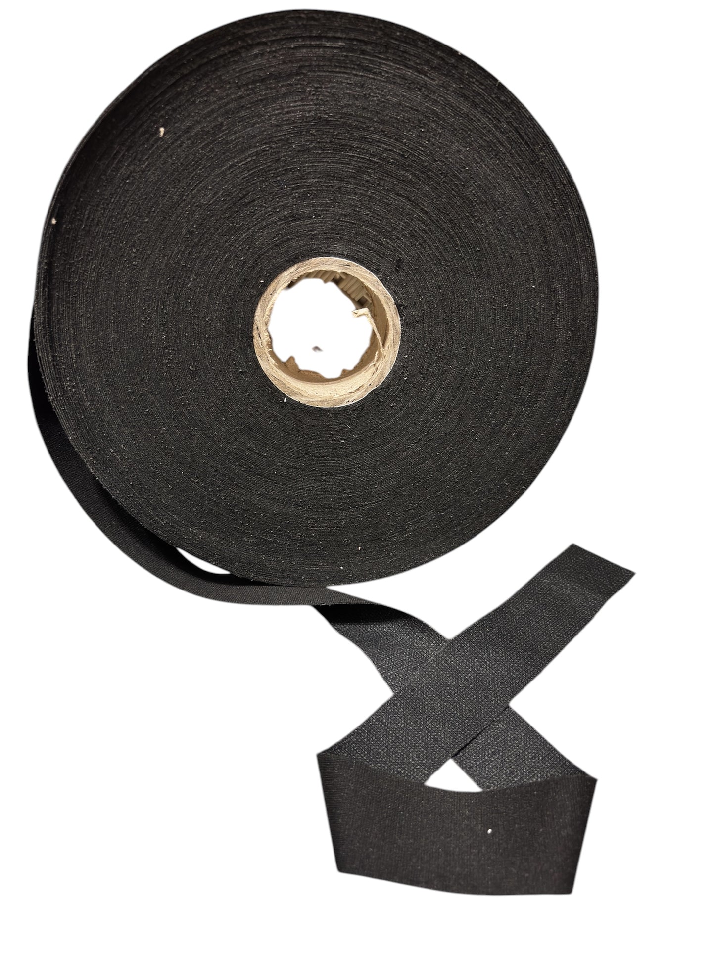 Fettuccia "Pizza" Lycra Nero Decorata con Piccoli Rombi