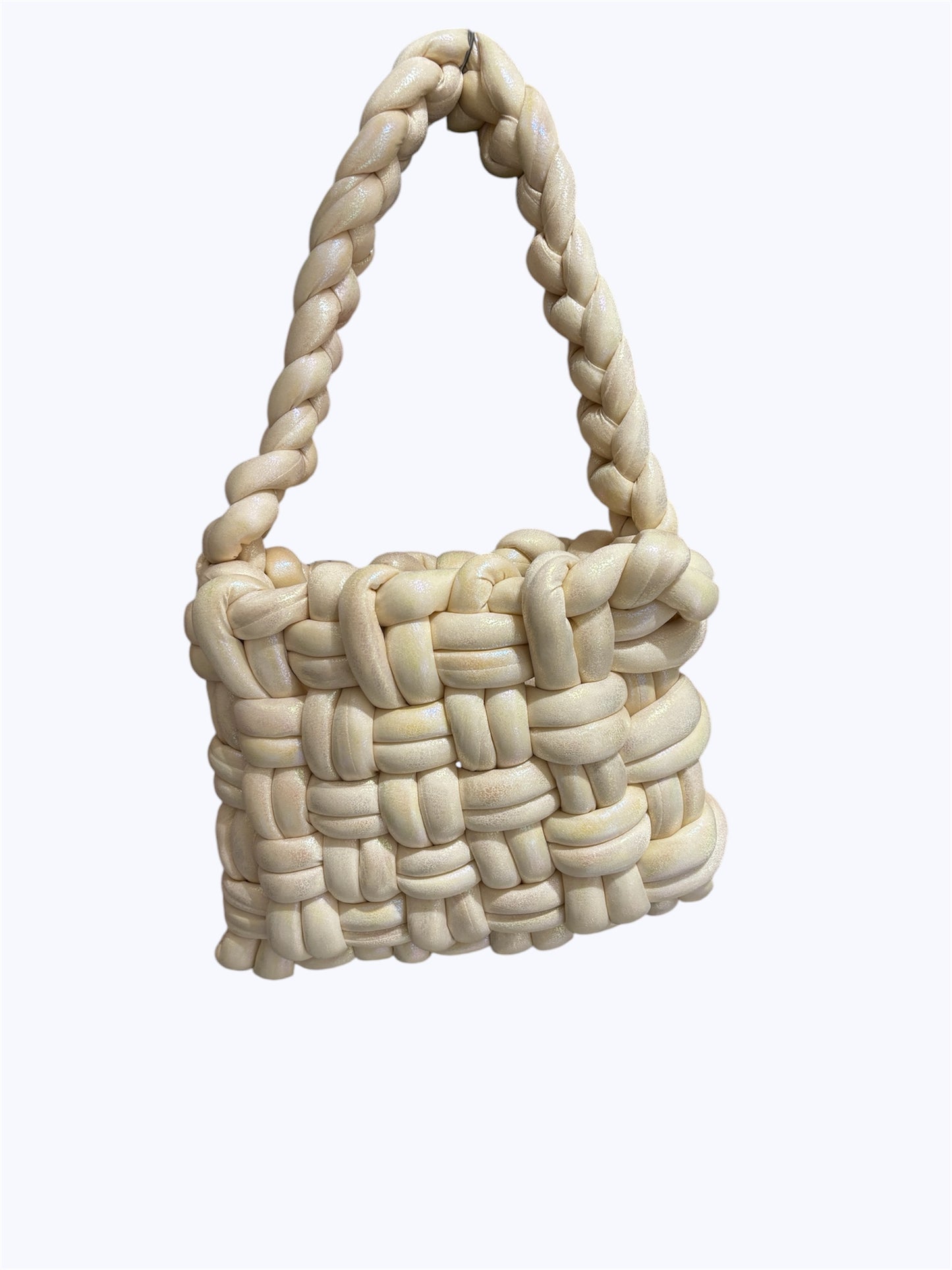 Metallic Marshmallow Purse
