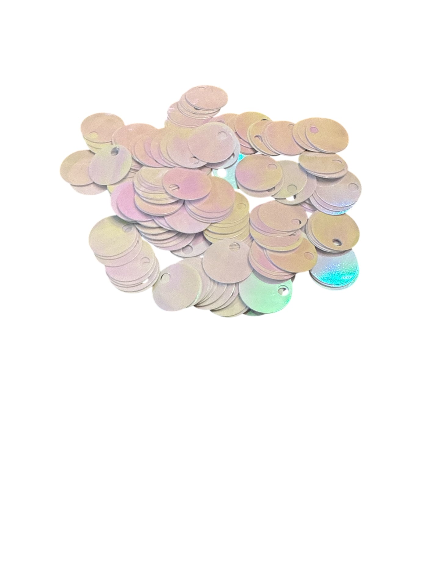 Paillettes Lisce per Borse e Creazioni - Misura ⌀ 2,5 - pacco da 20g con circa 100 pz