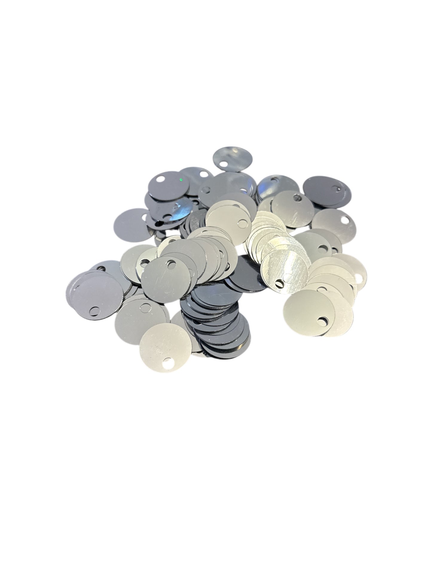 Paillettes Lisce per Borse e Creazioni - Misura ⌀ 2,5 - pacco da 20g con circa 100 pz