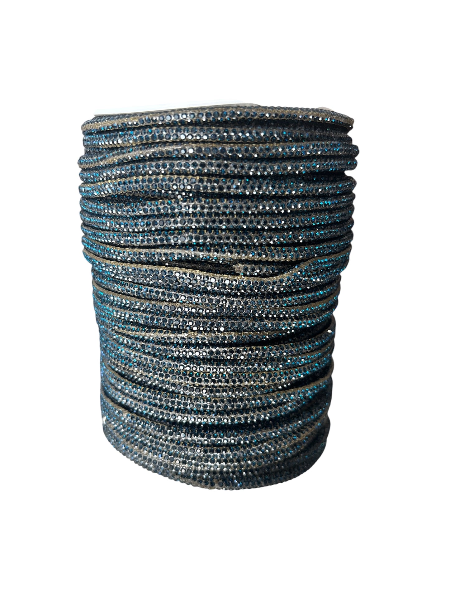 Cordino in Silicone con Strass 10 Metri