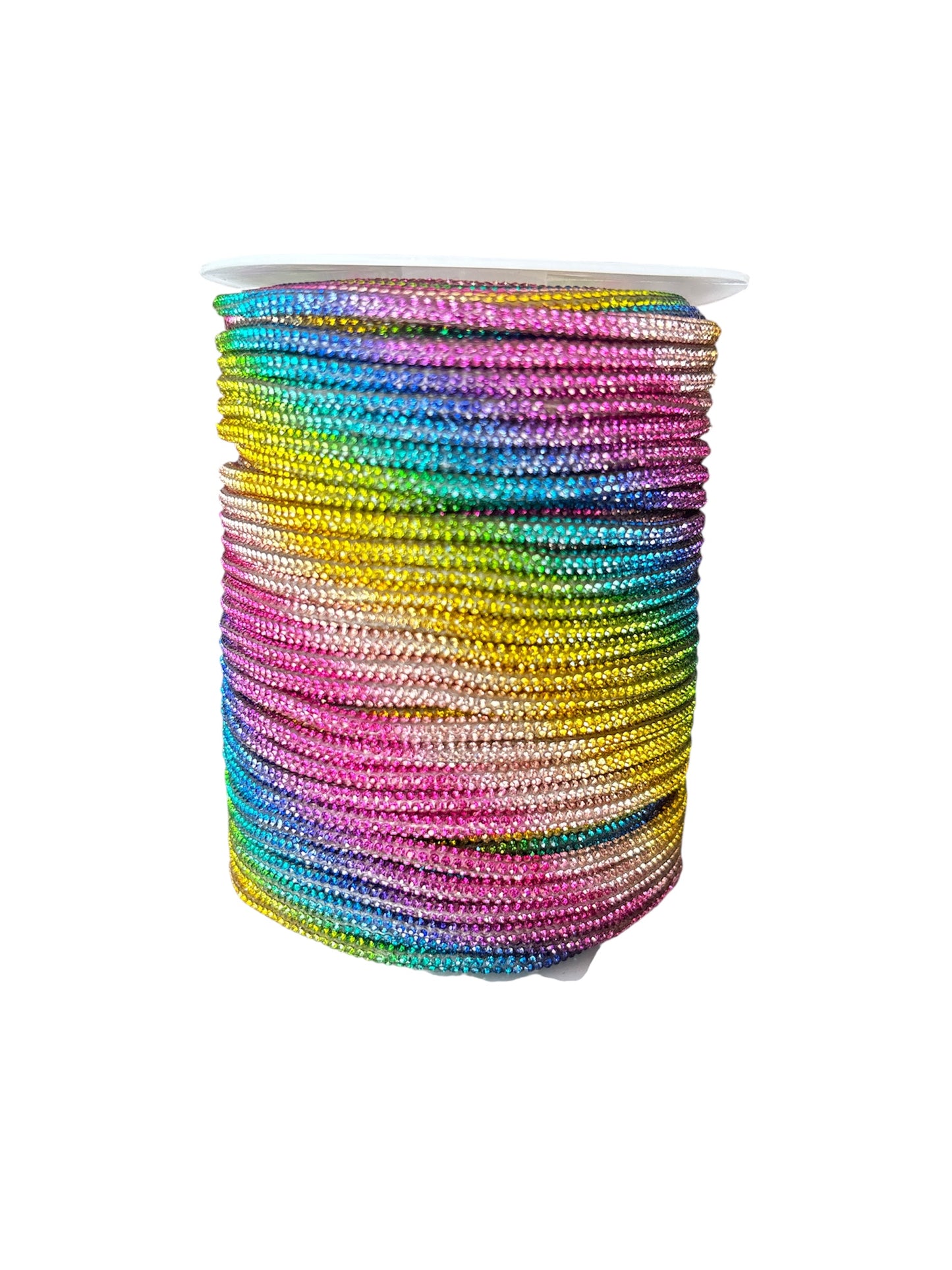 Cordino in Silicone con Strass 10 Metri