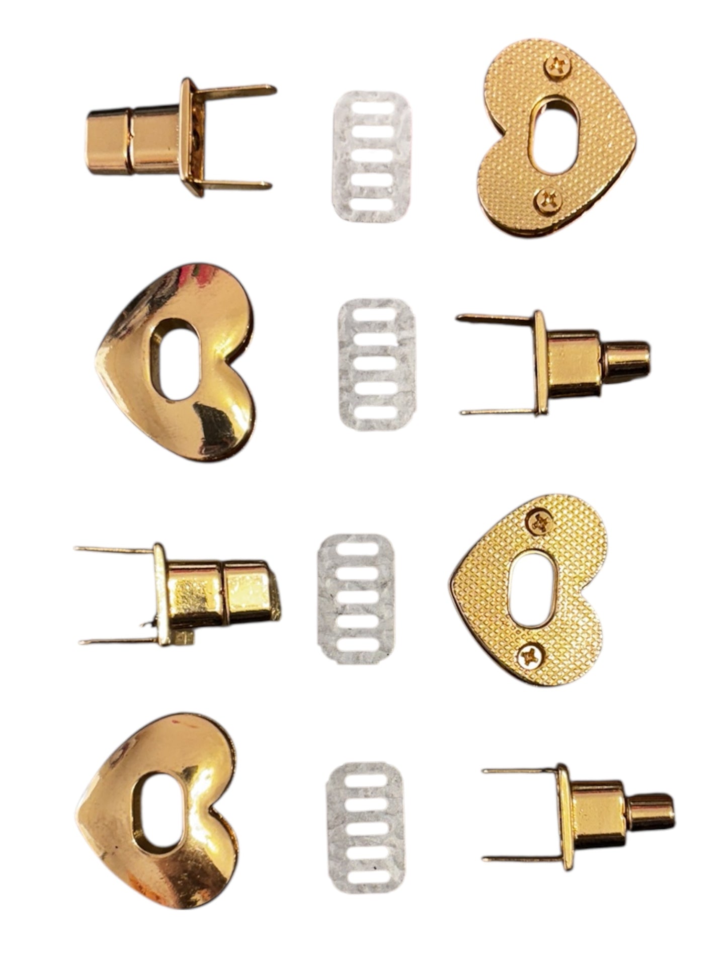 Metal Closure for Heart Bags