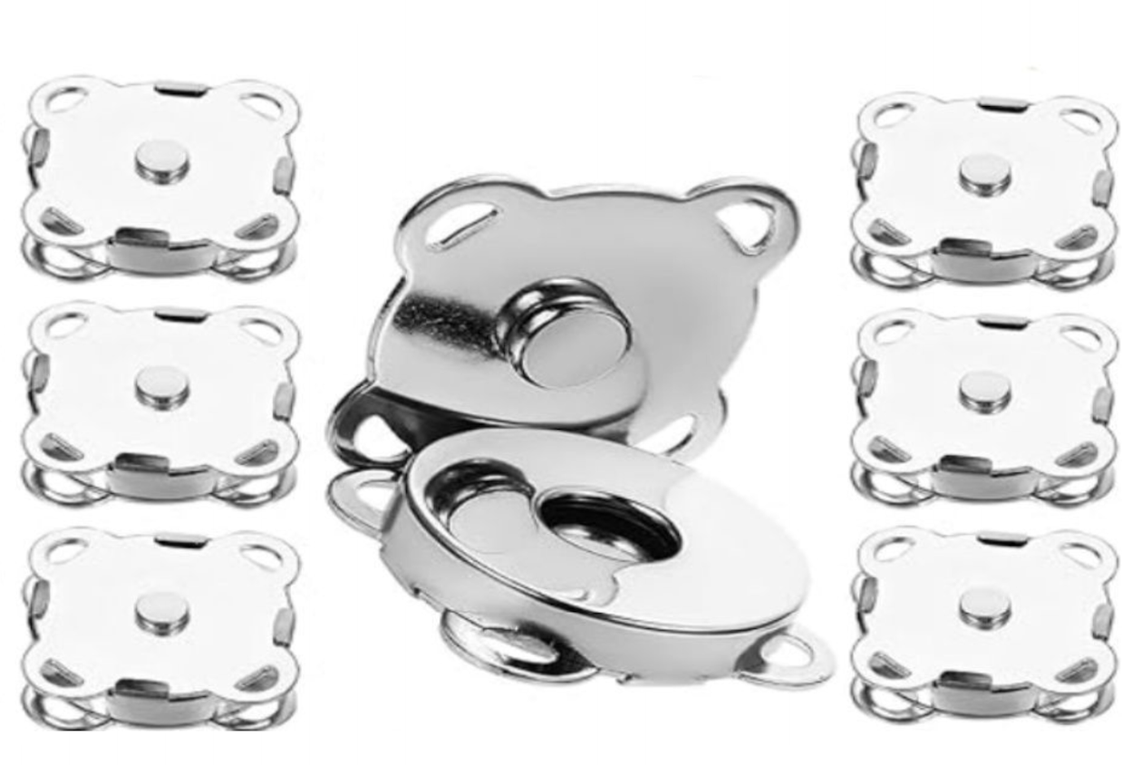 Calamita Magnetica per Borse 18 mm – Confezione da 10 Pezzi