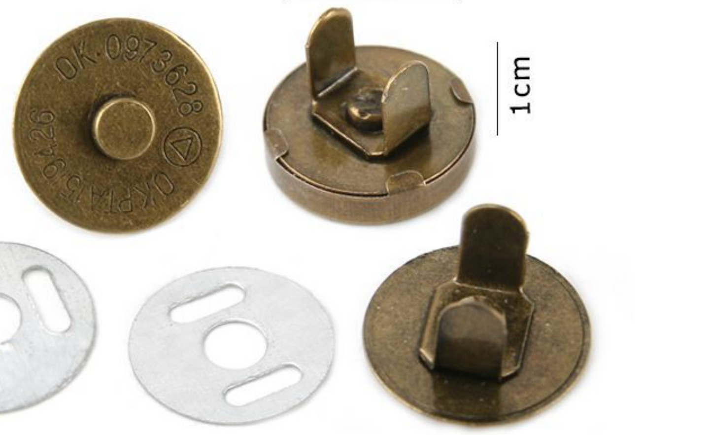 Chiusura Magnetica 14 mm rotonda per Borse Handmade