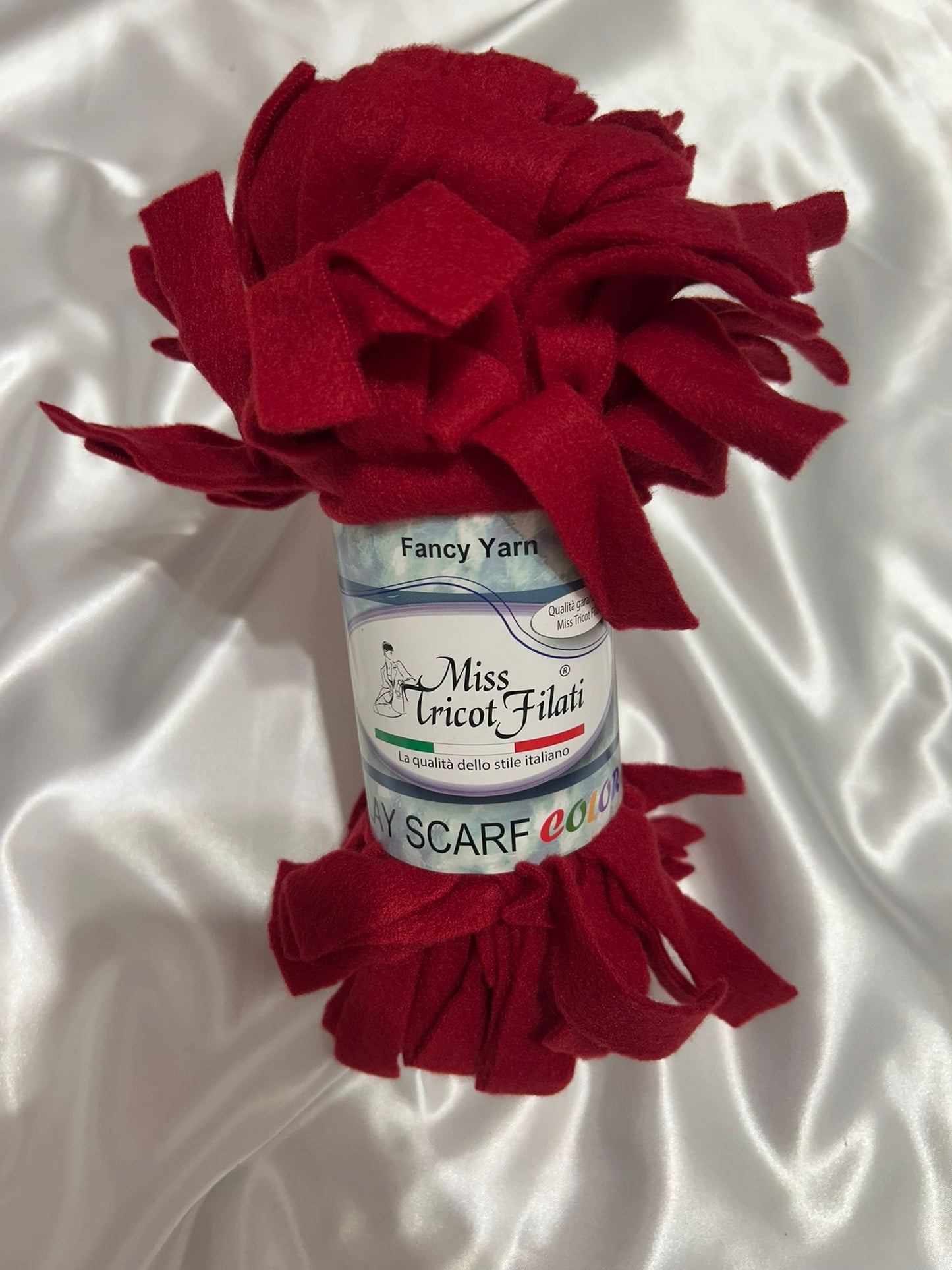 Self-tie fleece wool