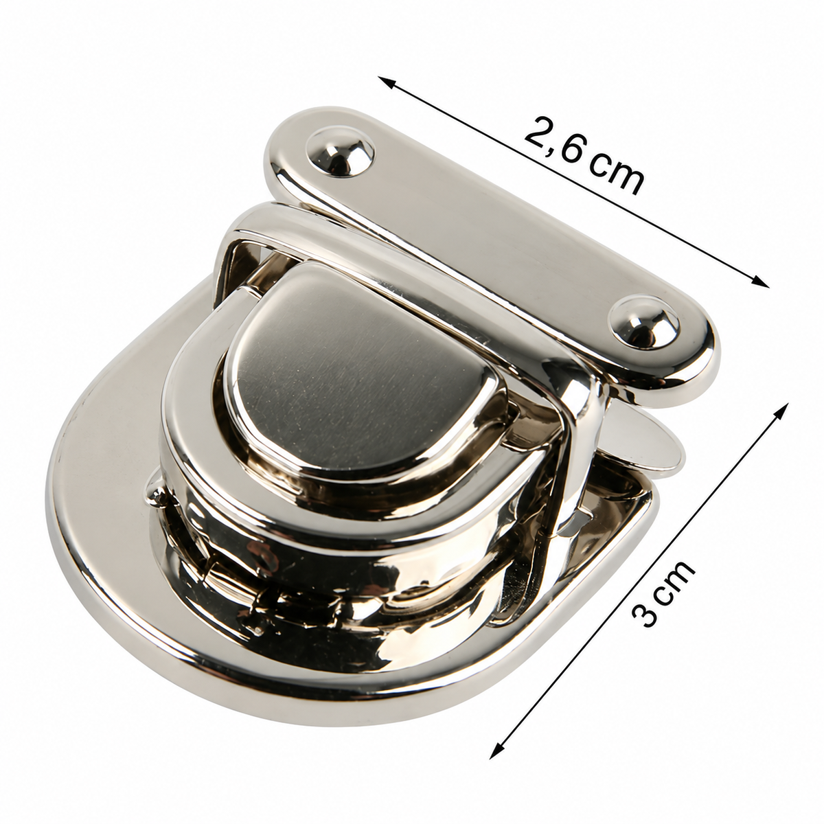 Chiusura Arrotondata Argento-16289_01 con misure