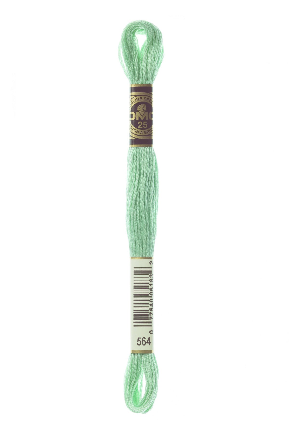 DMC Mouliné Spécial 25, colore 564, matassina da 8 metri, 100% cotone