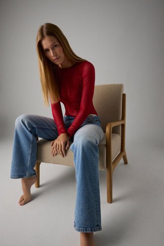 Long Sleeve Lace Bodysuit