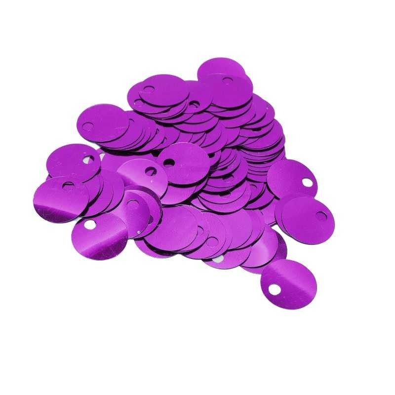 Smooth Sequins for Bags and Crafts - Size ⌀ 2.5 - 20g pack with approximately 100 pcs