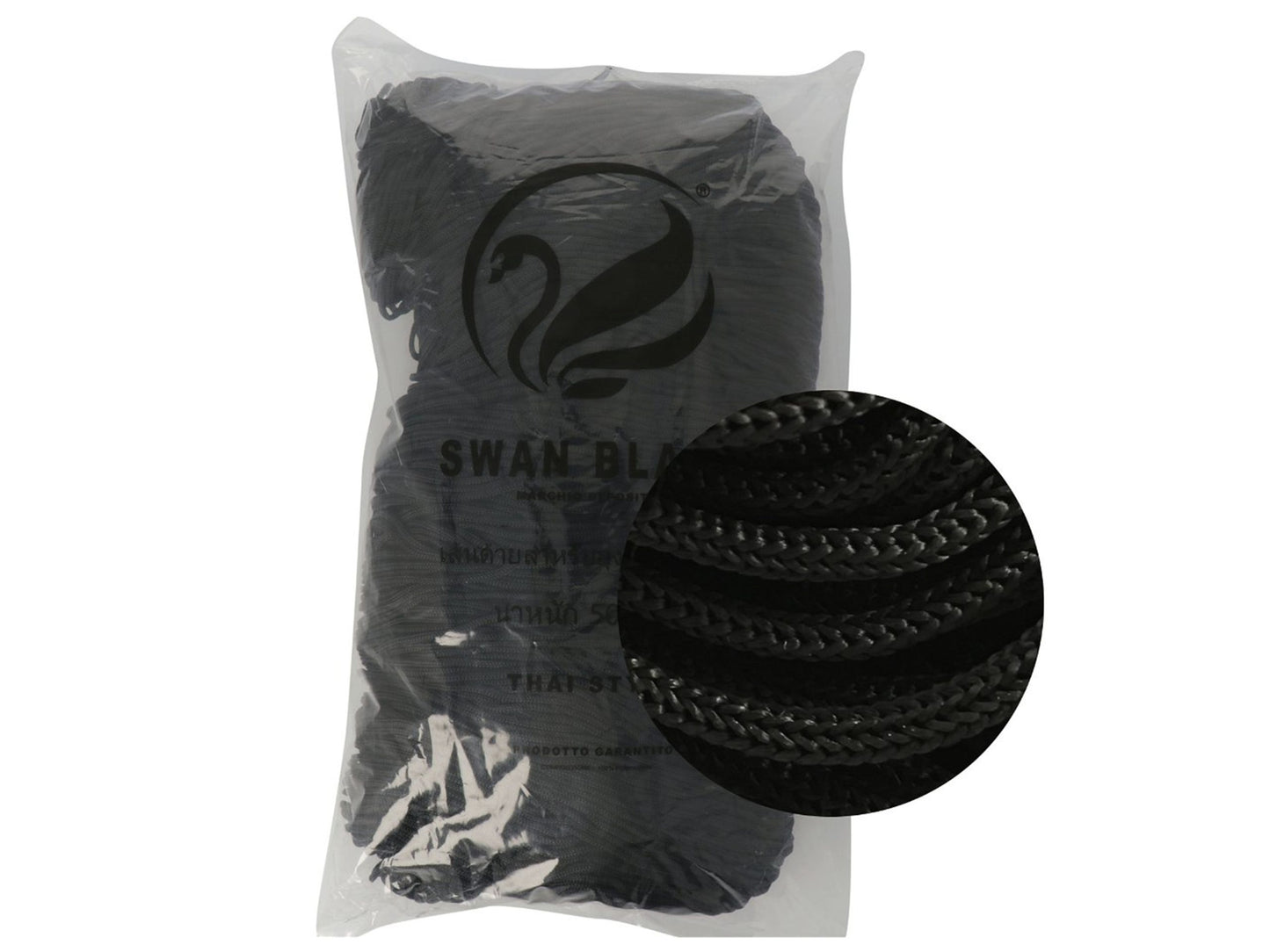 Swan Black 500g 2mm cord