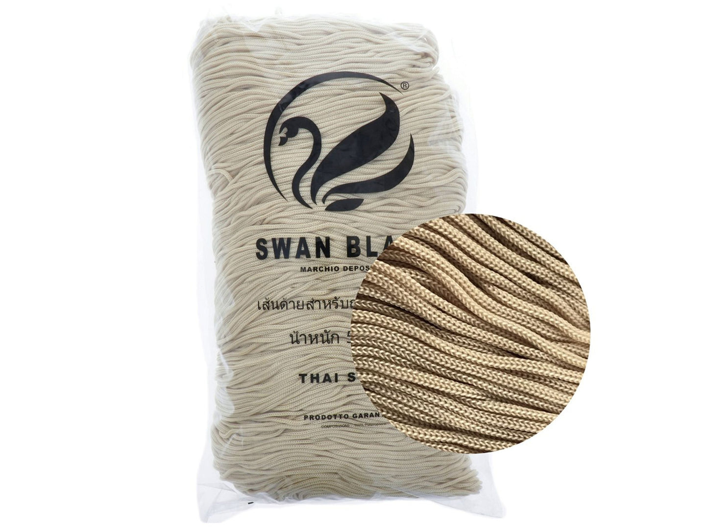 Swan Black 500g 2mm cord