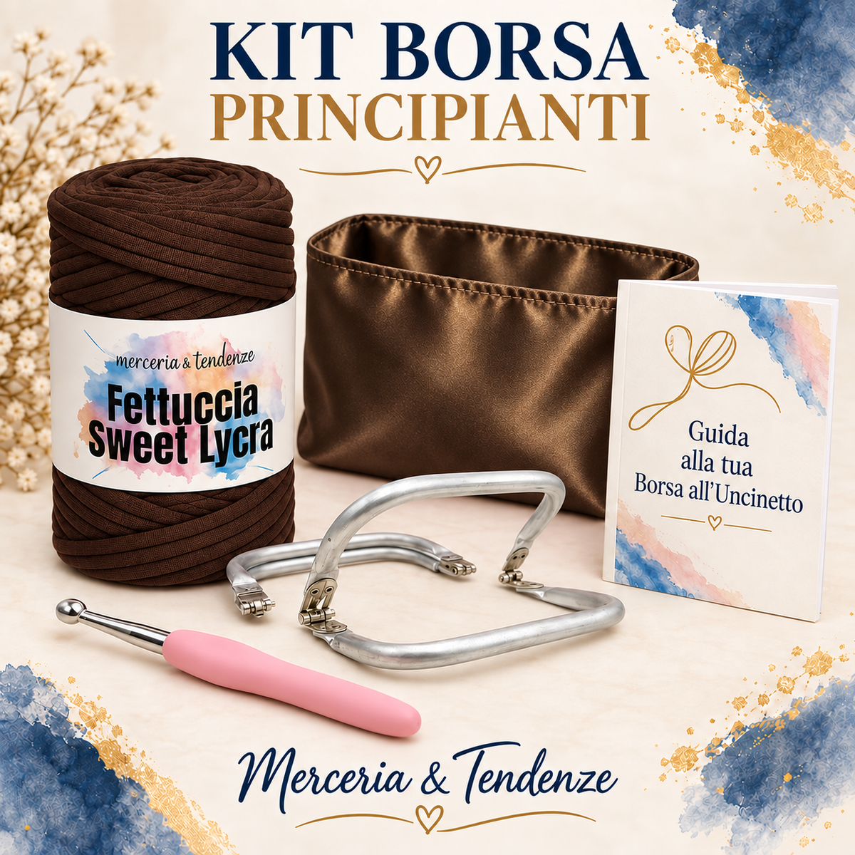 Kit Borsa Principianti – Marrone con fodera marrone