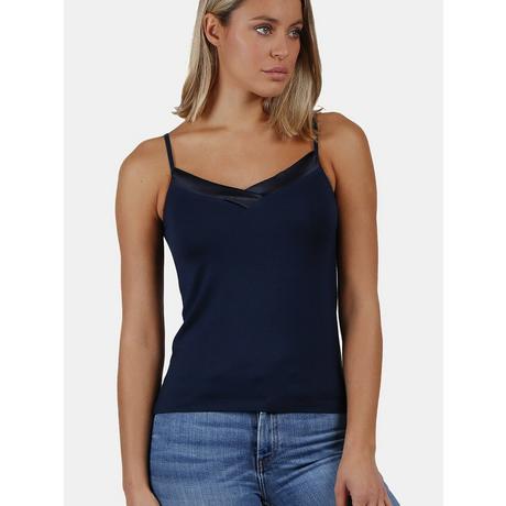 Women's Satin Neckline Tank Top