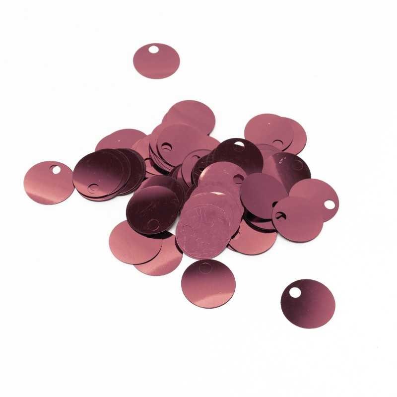 Paillettes Lisce per Borse e Creazioni - Misura ⌀ 2,5 - pacco da 20g con circa 100 pz