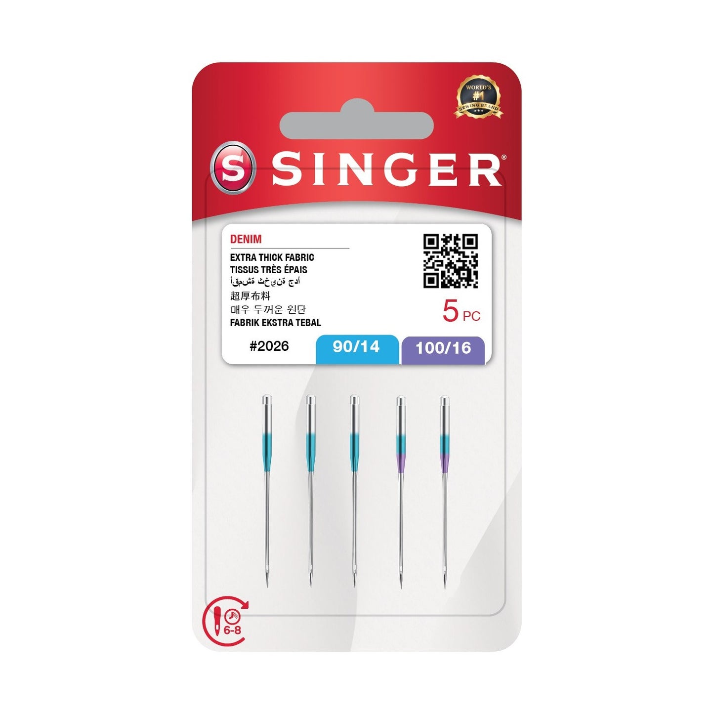 Singer Jeans Machine Needles