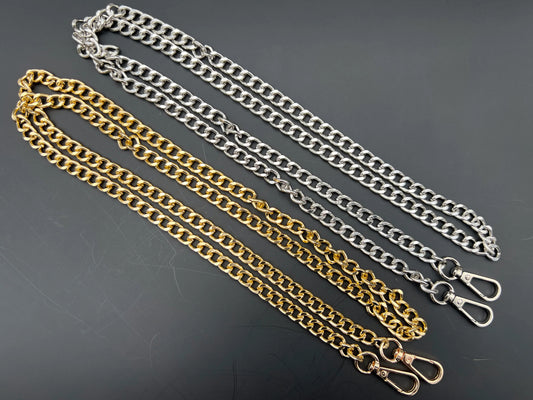 Catena metallo borse Mony 120cm mm14x10 con ganci