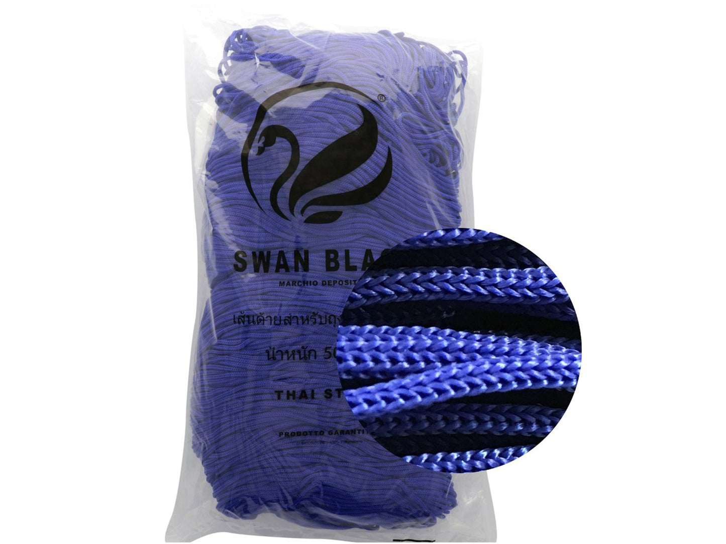 Cordino Swan Black 500g da 2mm