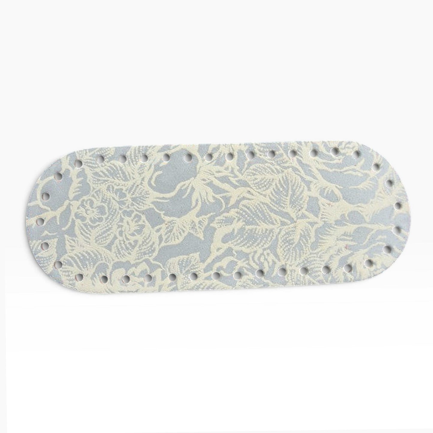 Fondo ovale preforato per borse 22x8 cm effetto cocco, pitonate, animalier e fantasie decorative