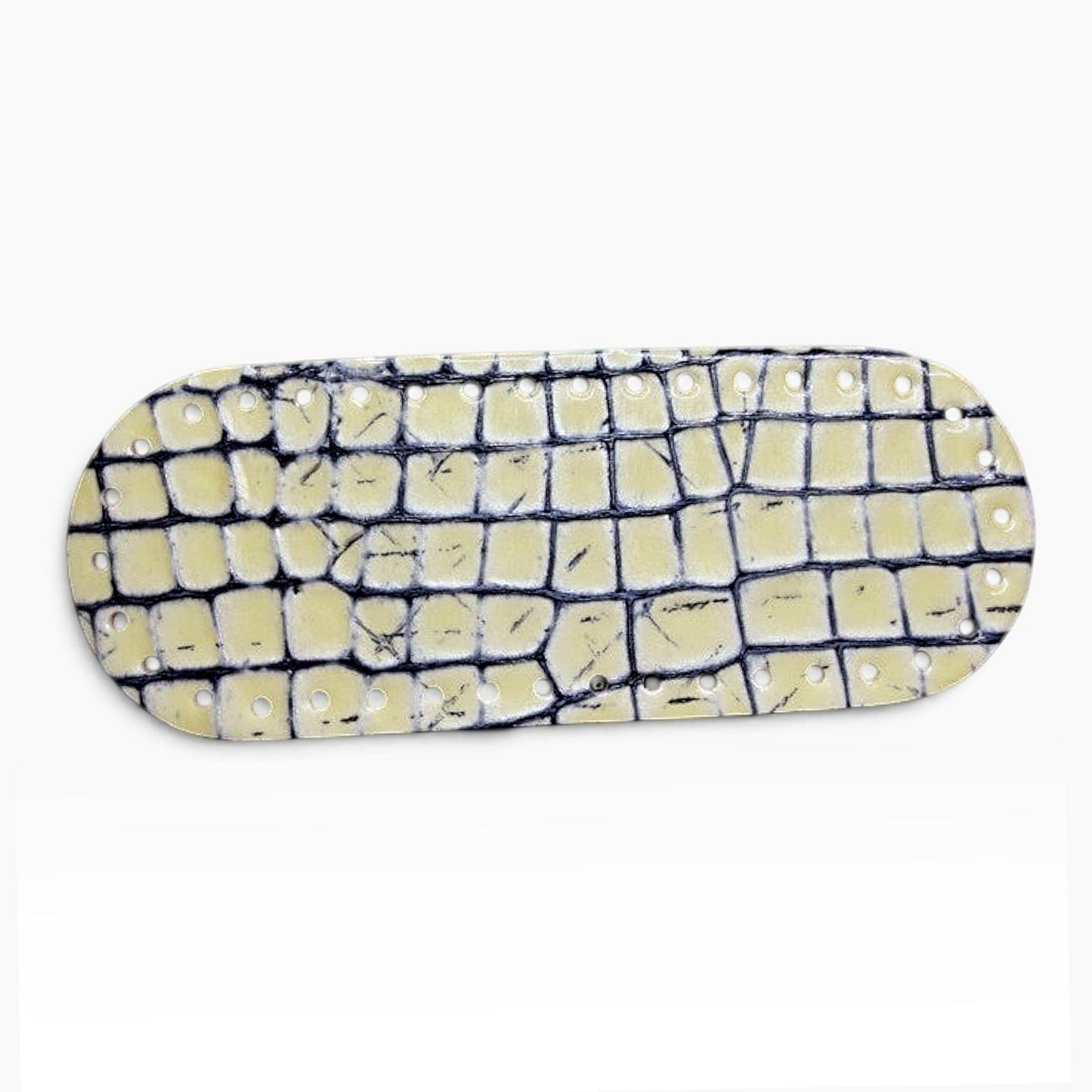 Fondo ovale preforato per borse 22x8 cm effetto cocco, pitonate, animalier e fantasie decorative