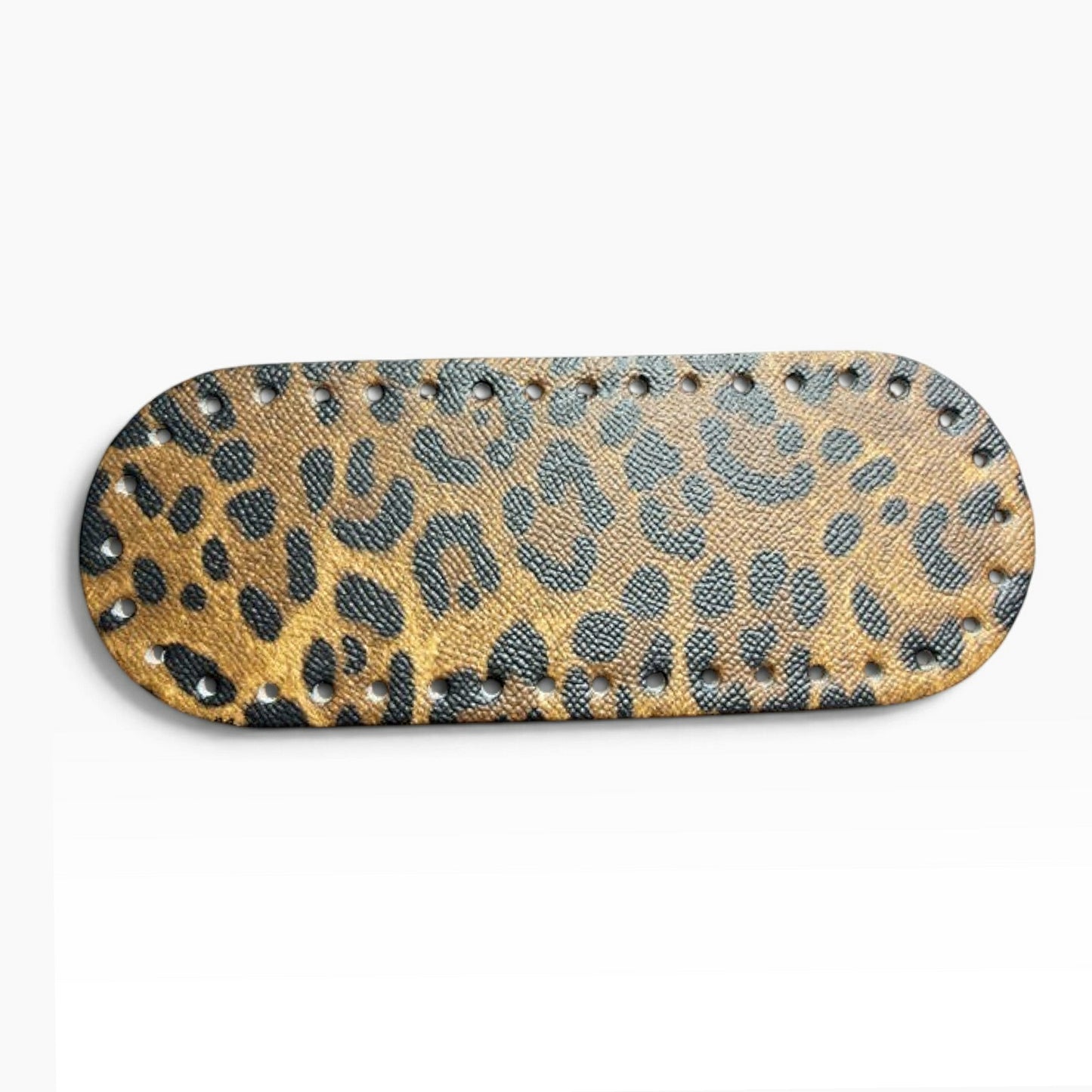 Fondo ovale preforato per borse 22x8 cm effetto cocco, pitonate, animalier e fantasie decorative