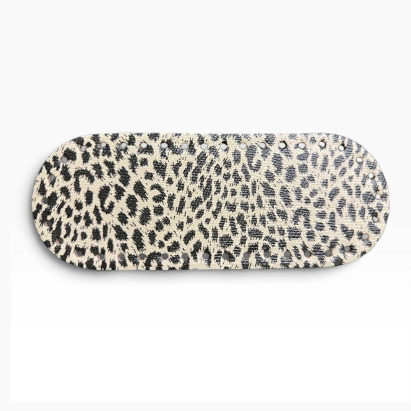 Fondo ovale preforato per borse 22x8 cm effetto cocco, pitonate, animalier e fantasie decorative