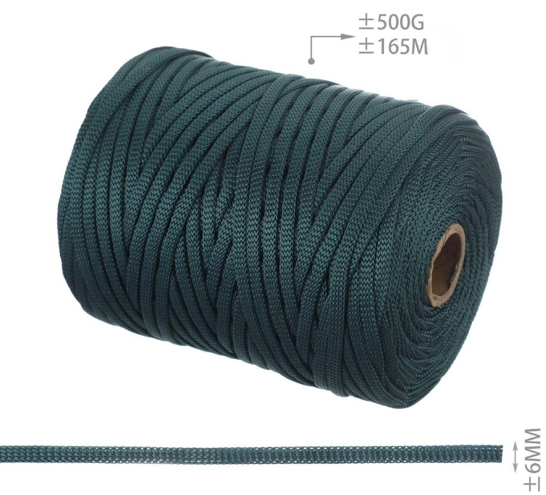 FETTUCCIA PIATTA PER BORSE 6mm