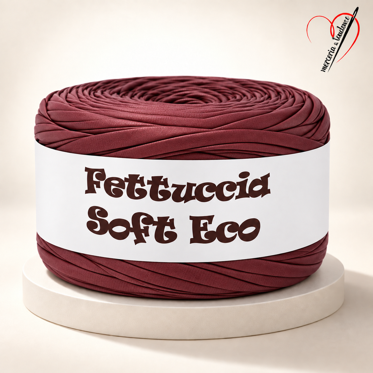 Fettuccia Soft Eco 15 Vinaccia – foto studio frontale